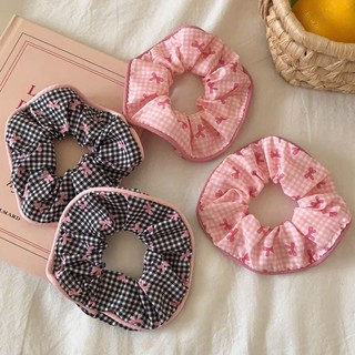 [TÍM LITTLE]CỘT TÓC VẢI SCRUNCHIES THỜI TRANG, ĐEO TAY SATIN BÓNG