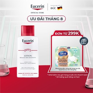 Sữa dưỡng thể cho da khô nhạy cảm Eucerin pH5 Lotion 250ml