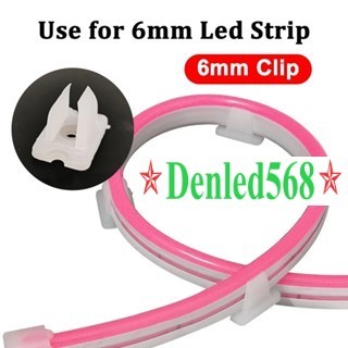 Combo Kẹp cố định nẹp giữ led dây Neon 6x12mm đầu bịt, đầu nối giắc nối led neon 12v