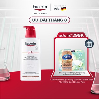 Sữa tắm cho da nhạy cảm Eucerin pH5 Washlotion 400ml