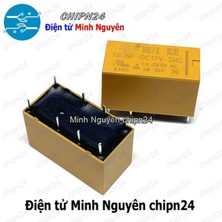 [1 CON] (F81.T) RELAY 8 CHÂN 12V-1A HK19F-DC12V-SHG (8P12V1A)