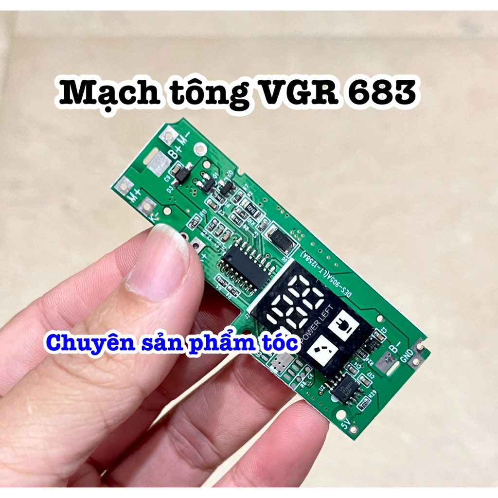 ✅ Mạch tông đơ , Cần gạt tông đơ , công tắc , sạc VGR 683