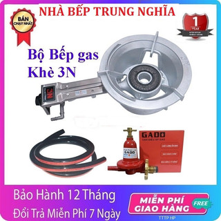 CHÍNH HÃNG / Bếp gas công nghiệp khè GADO 3N và HISAMI