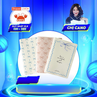 Vở kẻ ngang 120 trang Crabit Ribbon Collection