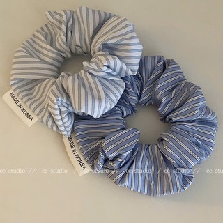 [Tím.Little-Ảnh thật]SCRUNCHIES CARO VẢI ĐẸP- CỘT TÓC THỜI TRANG NỮ