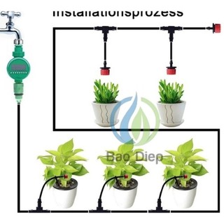 BỘ TƯỚI NHỎ GIỌT TỰ ĐỘNG CHO BAN CÔNG, SÂN VƯỜN