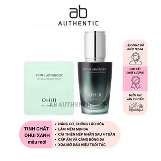Gói sample tinh chất Ohui xanh chống lão hóa Prime Advancer De-Aging Ampoule Serum - AB AUTHENTIC