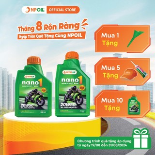Dầu nhớt xe máy PETROLUB NANO 1 20W50 - 0.8 L/1L