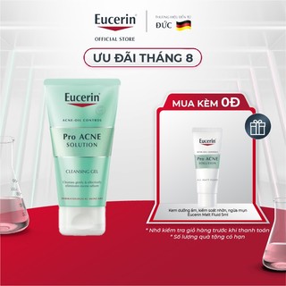 Gel rửa mặt giảm mụn Eucerin Pro Acne Cleansing Gel 75ml
