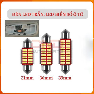 Đèn led trần xe ô tô, led cốp, đèn đọc sách 31 - 36 - 39mm