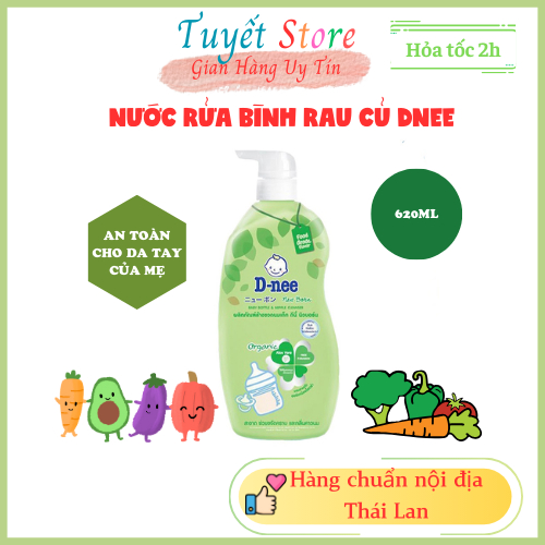 Nước rửa bình sữa DNEE Thái Lan 620ml (dạng chai)