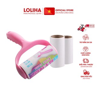 ⛔FREESHIPXTRA⛔ Cây lăn bụi quần áo (TẶNG 2 CON LĂN - LOẠI CÂY LĂN)