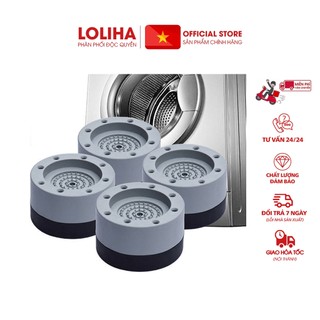 ⛔freeshipxtra⛔ bộ 4 đế kê máy giặt silicon
