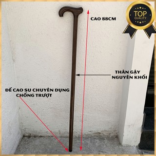 Gậy Gỗ chống cho người già - gậy Batoong Chống Cho Người Già - Gỗ Tự Nhiên