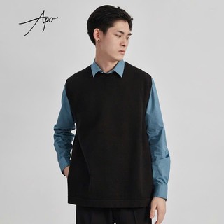 Áo len nam gile xẻ tà phong cách
