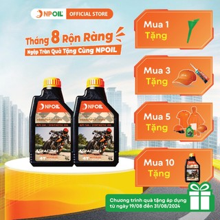 Dầu nhớt xe máy RODON 100 5W30/5W40 1L + Mua 2 tặng phễu rót nhớt - NPOIL