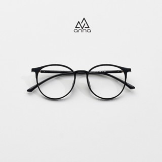 Gọng kính mắt thời trang nam nữ ANNA dáng tròn cá tính chất liệu nhựa dẻo 190HQ062