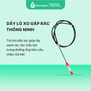 Dây Lò Xo Gắp Rác Thông Minh - Eco Snake x KPT CHEM - Thông Tắc Đường Ống Chậu Rửa Bát