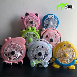  Quạt điện để bàn quạt mini cho bé nhiều hình dạng con vật cute 