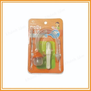 Dụng cụ hút mũi Kichi cho bé ( kèm nhíp gắp rỉ mũi và cọ hút mũi )