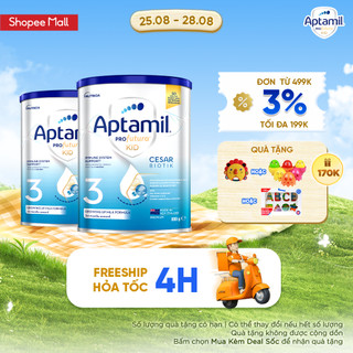 Combo 2 Sữa bột Aptamil Profutura Kid Cesarbiotik New Zealand số 3 - Synbiotic độc quyền