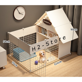 Mẫu chuồng quây chó, mèo, chuột, ... lắp ghép đa năng thông minh nhựa trong suốt kết hợp sắt sơn tĩnh điện không gỉ
