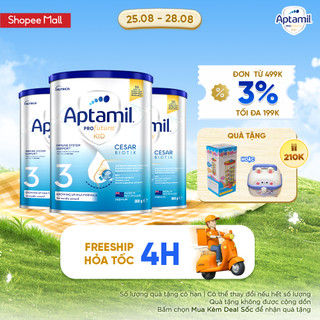 Combo 3 Sữa bột Aptamil Profutura Kid Cesarbiotik New Zealand số 3 - Synbiotic độc quyền