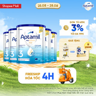 Combo 5 Sữa bột Aptamil Profutura Kid Cesarbiotik New Zealand số 3 - Synbiotic độc quyền