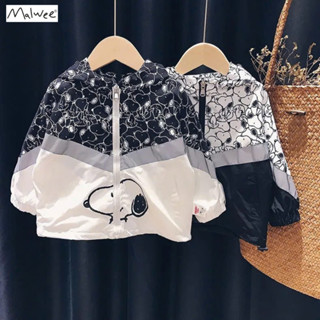Áo khoác gió bé trai 2 lớp cá tính sành điệu hoạ tiết Snoopy Malwee cho bé từ 2-8 tuổi TL11
