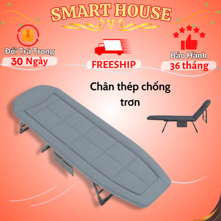 (FREESHIP)Giường Gấp Gọn, Giường Xếp Camping, Ghế Lười Cắm Trại Tiện Lợi Điểu Chỉnh Được Lưng Ghế Thoải Mái Dễ Dàng Mang