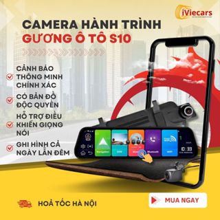 Camera Hành Trình Ô Tô S10 Vietmap S2 Bản Quyền Vĩnh Viễn Có Bản Đồ Navitel Độc Quyền Cảnh Báo Tốc Độ Chính Hãng