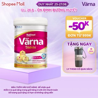 Sữa bột Diabetes Lon 850g - Ổn định đường huyết - Varna