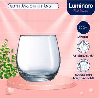 Bộ 6 cốc thủy tinh Luminarc Acoroc Maine 320ml V2619 | Hàng chính hãng