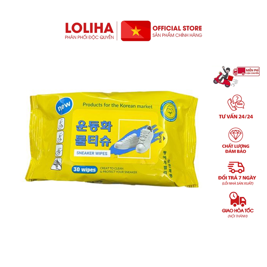 🏵️FREESHIP🏵️ Combo 5 Set 5 bịch giấy lau giày (1 BỊCH 30 TỜ)