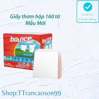 (1 hộp 80 tờ) Giấy sấy thơm quần áo Bounce hương Outdoor Fresh Nhập khẩu mỹ