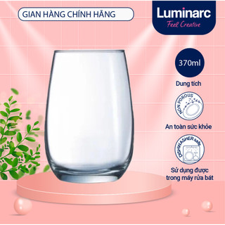 Bộ 6 cốc thủy tinh luminarc maine 370ml v2544 | hàng chính hãng