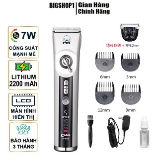Tông đơ cắt tỉa lông chó mèo Codos CP-9700,tặng thêm lưỡi cấp,5 tốc độ