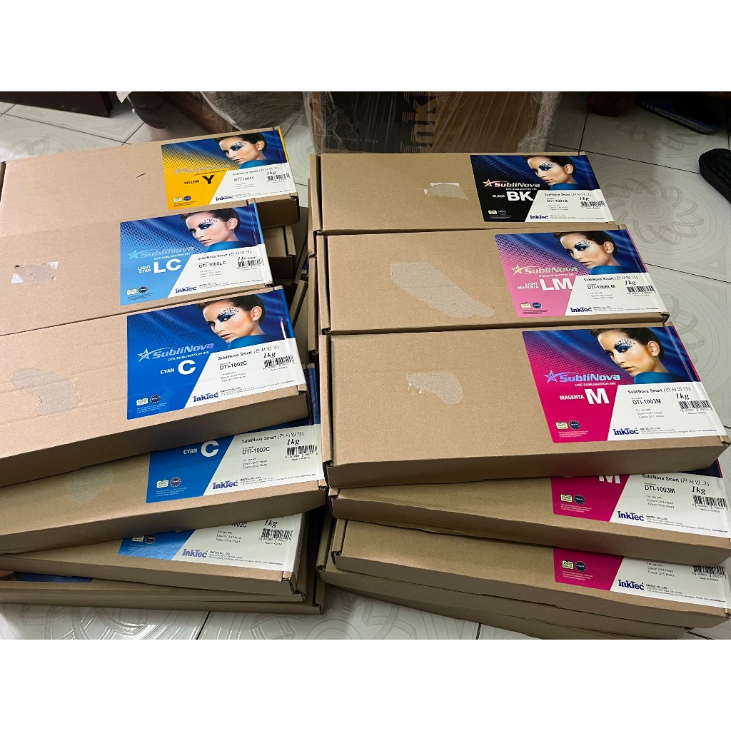 Mực in Epson - Mực in chuyển nhiệt inktec Hàn Quốc loại 1 lít dùng cho máy in phun màu Epson