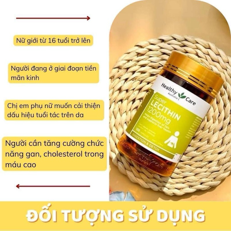 [Date mới]Mầm đậu nành Super Lecithin Healthy Care - Úc