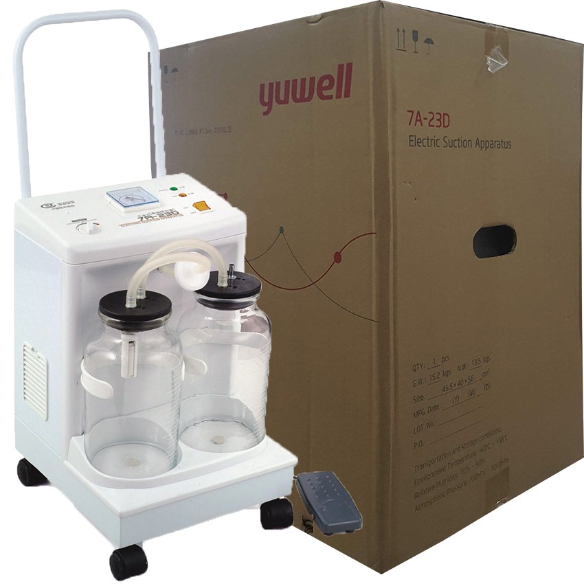 MÁY HÚT DỊCH 2 BÌNH YUWELL 7A-23D - YUWELL