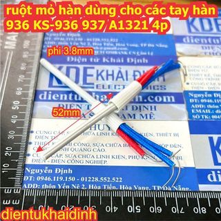 ruột mỏ hàn dùng cho các tay hàn 936 KS-936 937 A1321, 4p kde2374