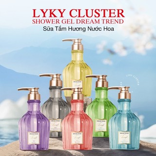 Combo Sữa Tắm Hương Nước Hoa LyKy Scented Shower Gel 500ml + Sữa Dưỡng Thể Trắng Da B3 LYKY Body Lotion 200ml