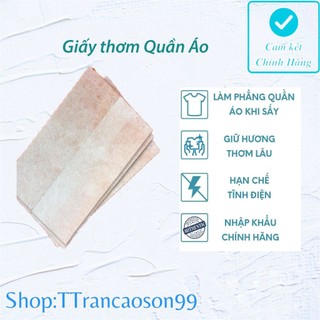 [Auth]Tách lẻ 5 tờ giấy thơm quần áo và mềm vải BOUNCE Outdoor Fresh của Mỹ
