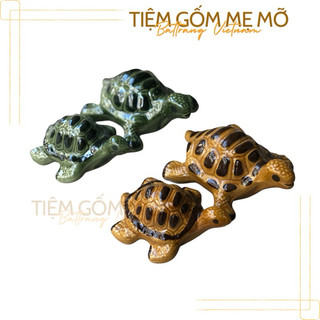 Rùa sứ trang trí tiểu cảnh - gốm sứ Bát Tràng
