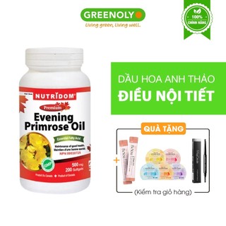 Viên Uống Dầu Hoa Anh Thảo Chiều Cân Bằng Nội Tiết Tố Nữ Evening Primrose Oil David Health