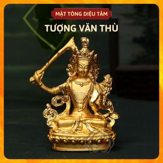Tượng phật tượng mật tông Bồ Tát Văn Thù Sư Lợi 8cm