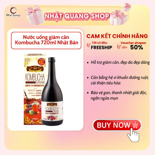 Nước uống giảm cân Kombucha 720ml Nhật Bản