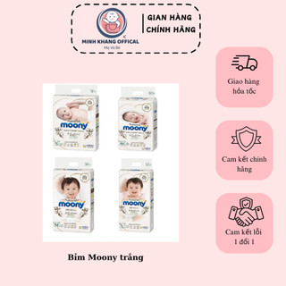 Moony - Bỉm Tã dán/Tã quần Moony Natural Trắng - Đủ size