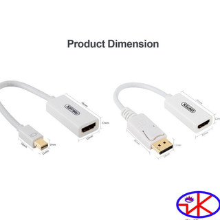 Cáp kết nối mini displayport to hdmi unitek y6331