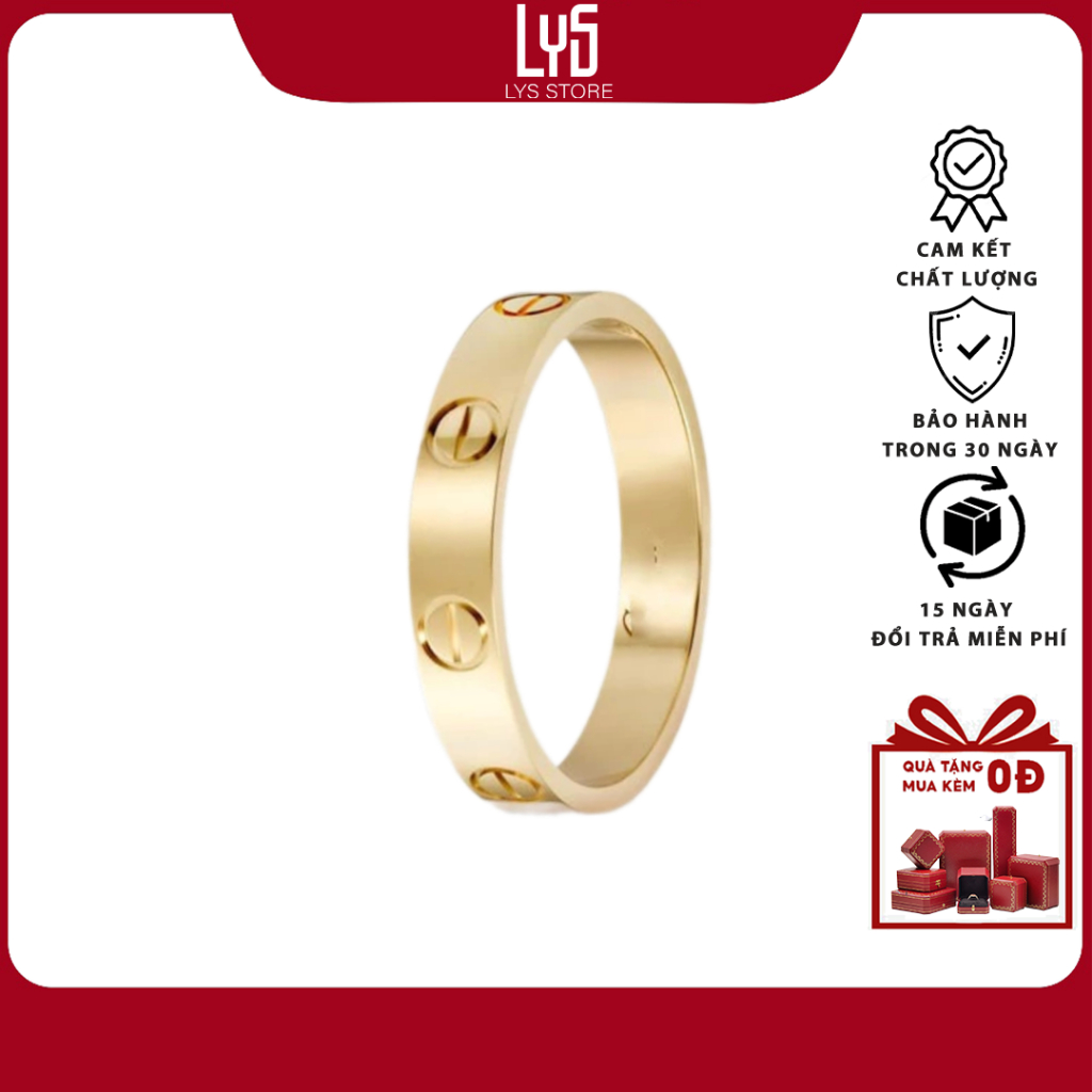 Nhẫn Nữ Lys Love Wedding Band 8384GG - Nhẫn nữ cao cấp